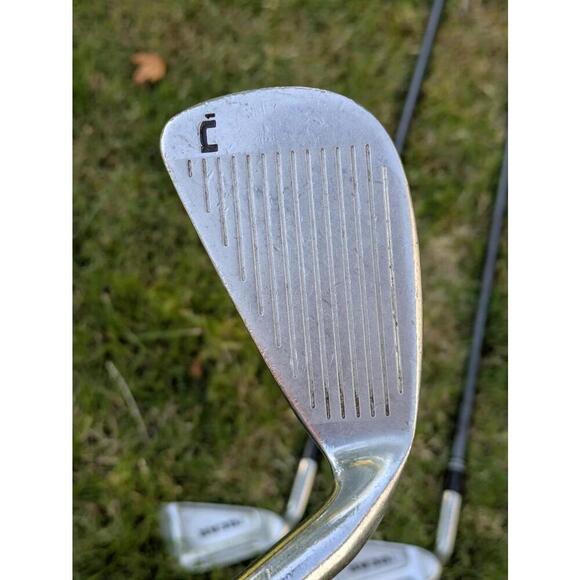 Jack Nicklaus The Bear Left Handed Linear Dynamics 3 4 5 6 7 8 9 P L Irons - Picture 8 of 15